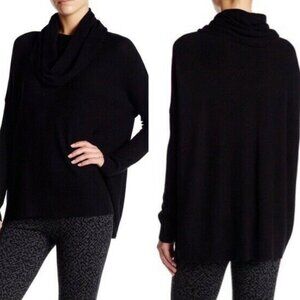 JOIE Melantha Wool Cashmere Blend Black Cowl Neck Oversized Sweater Women's XS